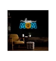 love MOM Yazılı Neon Tabela