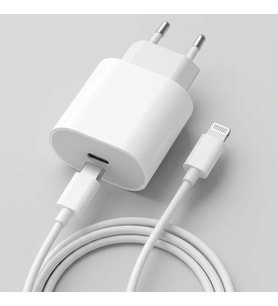 20W Hızlı Şarj Adaptörü USB-C to Lightning Kablolu – PD Destekli Süper Hızlı Şarj Cihazı (5680)