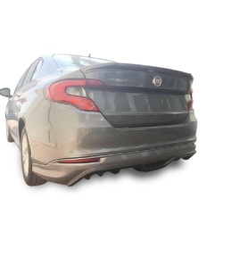 Fiat Egea Sedan (2015 - 2018) Uyumlu  Arka Tampon Eki (Plastik)