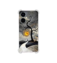PrintiFy Tecno Camon19 ile Uyumlu Simya Serisi Sarmal Yolculuk Tasarımlı Uv Baskılı Köşe Korumalı Antişok Kılıf
