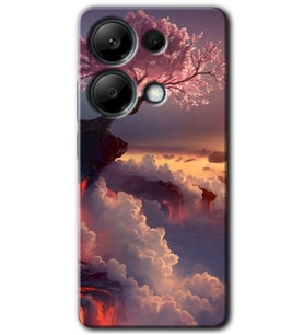 Redmi Note 13 Pro 4G Kılıf HD Desen Baskılı Kılıf - Uçurumdaki Hayat