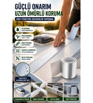 96mm Güçlü Yapışkan Tamir Bandı 2 Metre Su Geçirmez Çift Katmanlı Bant