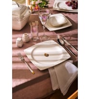 Emsan Fine Bone Golden Leaf 60 Parça 12 Kişilik Yemek Takımı Gold