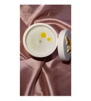 Arı Figürlü Kapaklı Kokulu Mum  El Yapımı Dekoratif Mum  Gold Detaylı Şık Mum