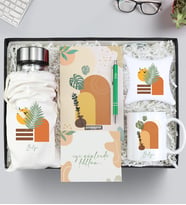 Kişiye Özel Defter & Kalem & Kupa & Matara Hediye Seti