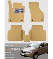 RENAULT SYMBOL 3 (2013-2020) Uyumlu EVA Paspas Tam Set–Oto Paspas,Araca Özel,Kolay Montaj