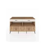 Kronos Konsol 2 Raflı 2 Çekmeceli 4 Kapaklı 176x59x99 Çam-Çam/Aytaşı