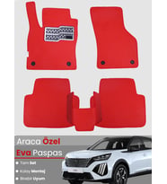 Peugeot 2008 Benzinli (2020-2025) Uyumlu EVA Paspas Tam Set–Araca Özel Kesim,Kaymaz,Kolay Montaj