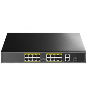 ODS 16port 200w FULL PoE 08ODS-16P2U-200 10/100 2X-UPLINK Yönetilemez Switch