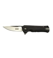 Crkt Muskie 202 Bk Siyah Kamp / Outdoor Çakı 18 Cm - Yarı Otomatik, Kemerlikli, Kutulu