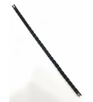 Siyah Çelik Erkek Çelik Bileklik Boy 21.5 Cm / 0.6 Mm - Ebl0077