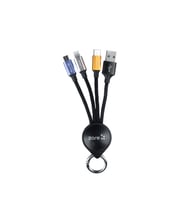 Lexroo OKS 3 in 1 Usb Kablo - Siyah