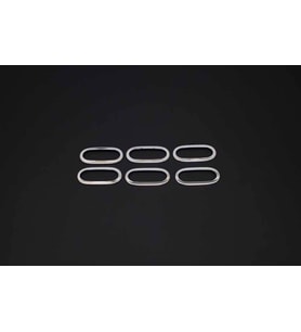 MERCEDES SPRİNTER W906 UYUMLU YAN REFLEKTÖR ÇERÇEVE 6 PARÇA 2006-2018 PASLANMAZ KROM