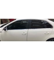 Vw Jetta Cam Çerçeve Çıtası Nikelajı Komple 2005-2010 Arası (Krom)
