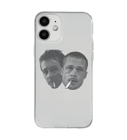 Iphone 12 Uyumlu Fight Club Desenli Şeffaf Telefon Kılıfı