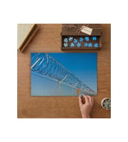 Tel Örgü - Çit Tasarımı 240 parça Ahşap Puzzle Ahşap Kutuda MP02494