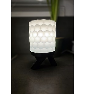 Modern Dekoratif Abajur  LED Ampul Masa Lambası  Geometrik Tasarım