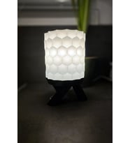 Modern Dekoratif Abajur  LED Ampul Masa Lambası  Geometrik Tasarım