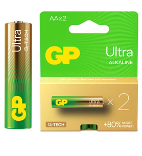 Ultra Alkalin Kalem Pil AA 2 Adet G-TECH GP15AU