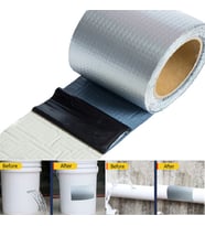 2 mt x 10 cm Waterproof Adhesive Tape Çatı Boru Çadır Pimaş Tamir Bandı Su Geçirmez Bant