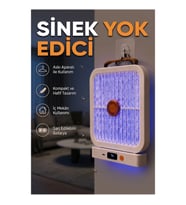 Beyaz Şarjlı UV Sinek ve Sivrisinek Öldürücü – 365 nm Işıklı Elektrikli Cihaz