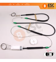 Audi A4 S4 B6 B7 8H7 8HE 2002-2009 2-Kapı Cabrio 8H0837462 İçin Elektrikli Sağ Cam Kriko Tamir Seti