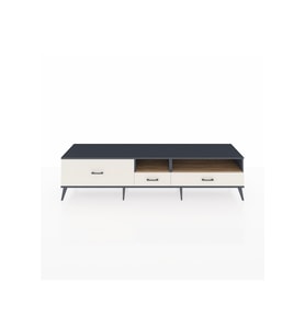 Hyperion TV Ünitesi 2 Raflı 3 Çekmeceli  220x44x51 Antrasit-Çam/Aytaşı