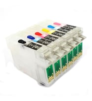 Epson T0801-T0806 Uyumlu Kolay Dolan Kartuş - 6 Renk (Çok Renkli)