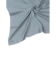 Enba Pamuklu Şifon Düz Renk Eşarp 100x100 cm – Şık ve Hafif Tasarım (Gümüş)