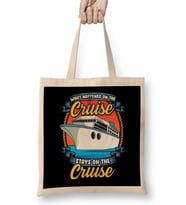 What Happened On The Cruise Stays On The Cruise Bez Çanta Uzun Saplı