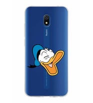 Xiaomi Redmi 8A Uyumlu Kapak Donald Duck Tasarımlı Şeffaf Silikon Kılıf