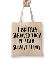 Britney Survived 2007 Bez Çanta Uzun Saplı