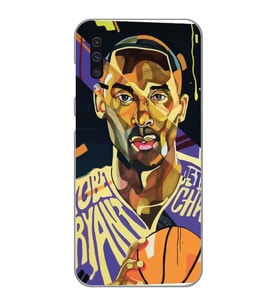Samsung Galaxy A70 Uyumlu Kobe Bryant Tasarımlı Şeffaf Telefon Kılıfı