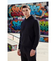 Erkek Kapüşonlu Standart Kol Ottoman Dokuma Regular Kalıp Sweatshirt Fonksiyonel Dayanıklı