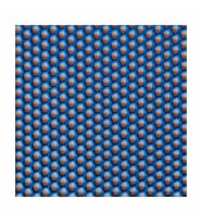 Petek Desenli Paspas 50cm x 120cm  Islak Zemin Paspası MAVİ (STD)