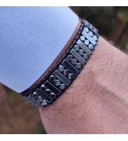 Clays Jewellery Hematit Taşı Füme Bileklik