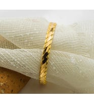 Çocuk Altın Kaplama Adana Burması Bilezik (Gold)