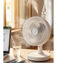Masaüstü Vantilatör Sessiz Çalışan 2 Kademeli Fan Otomatik Salınımlı