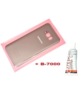 Samsung Galaxy S8 PLUS Arka Pil Batarya Kapağı (CAM+B-7000) ROSE GOLD