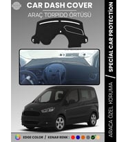 FORD COURİER (2013-2020) EKRANSIZ Torpido Örtüsü Panel Koruma Tam Uyum Çatlamayı Önler Kolay Montaj