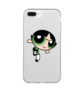 Iphone 7 PLUS - 8 PLUS Uyumlu Buttercup Tasarımlı Şeffaf Telefon Kılıfı