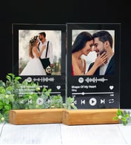 Kişiye Özel Spotify Barkodlu Plak Tablo