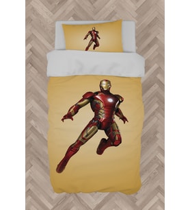 MEKTA HOME BEBEK VE ÇOCUK ODASI Iron Man Desenli Nevresim Takımı
