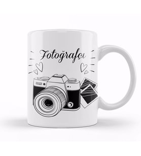 Fotografçı Foto Kupa Bardak Porselen