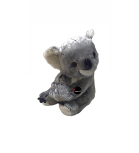 Sevimli Yavrulu Koala Peluş Oyuncak Büyük Boy 40 cm (Çok Renkli)