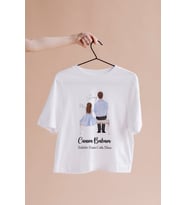 Babalar Günü Tasarımlı Tişört Kişiye Özel ( Unisex - Büyük - Çocuk )
