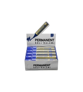 Metapin 10mm Permanent Koli Kalemi Mavi 10'lu
