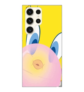 Samsung Galaxy S23 ULTRA Uyumlu Tweety Tasarımlı Şeffaf Telefon Kılıfı
