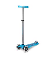Maxi Micro Scooter Deluxe Glow Led Plus Crystal Blue MMD377