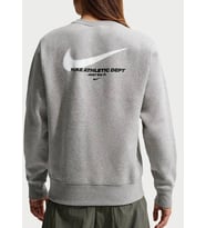 Sportswear Club BB Crew Erkek Gri Sweatshirt